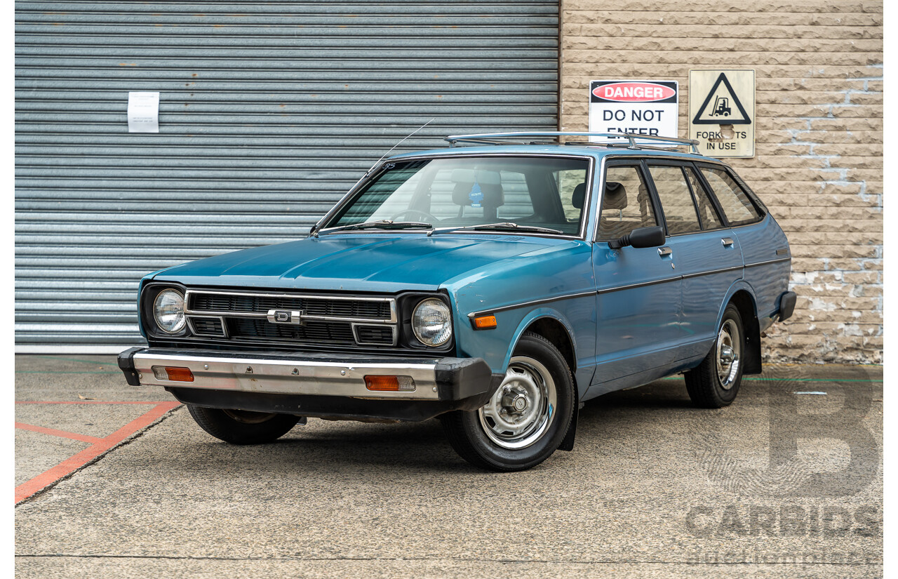 9/1979 Datsun Sunny B310 4d Wagon Blue 1.4L