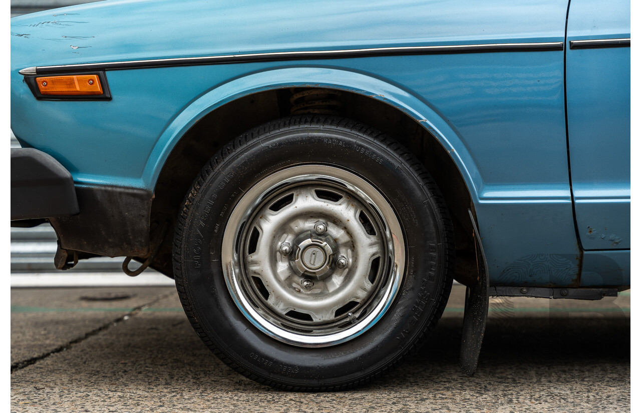 9/1979 Datsun Sunny B310 4d Wagon Blue 1.4L