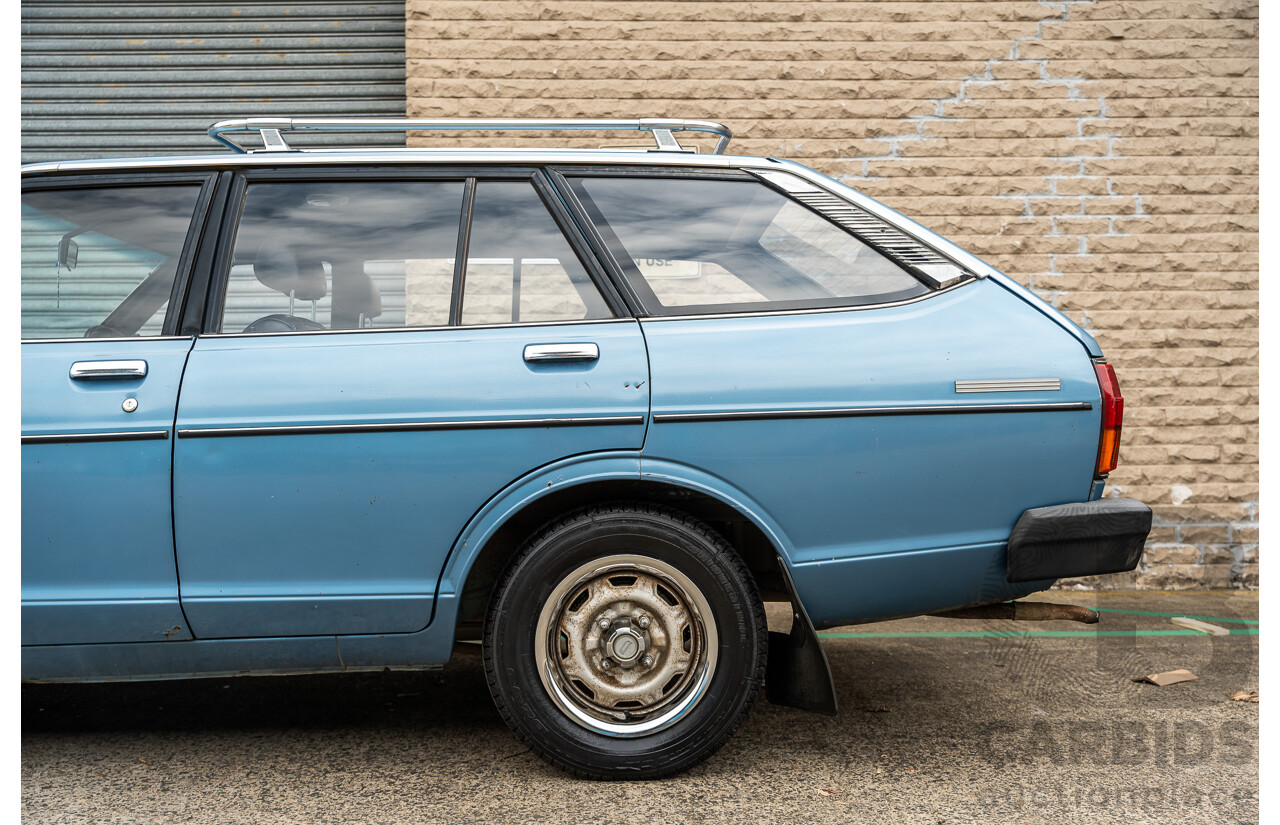 9/1979 Datsun Sunny B310 4d Wagon Blue 1.4L