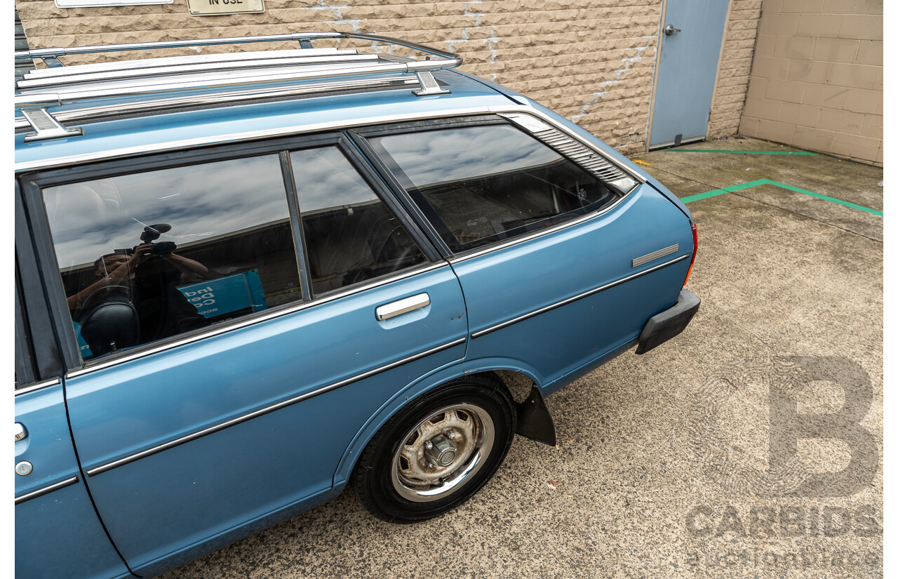 9/1979 Datsun Sunny B310 4d Wagon Blue 1.4L
