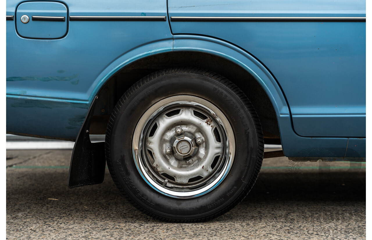 9/1979 Datsun Sunny B310 4d Wagon Blue 1.4L