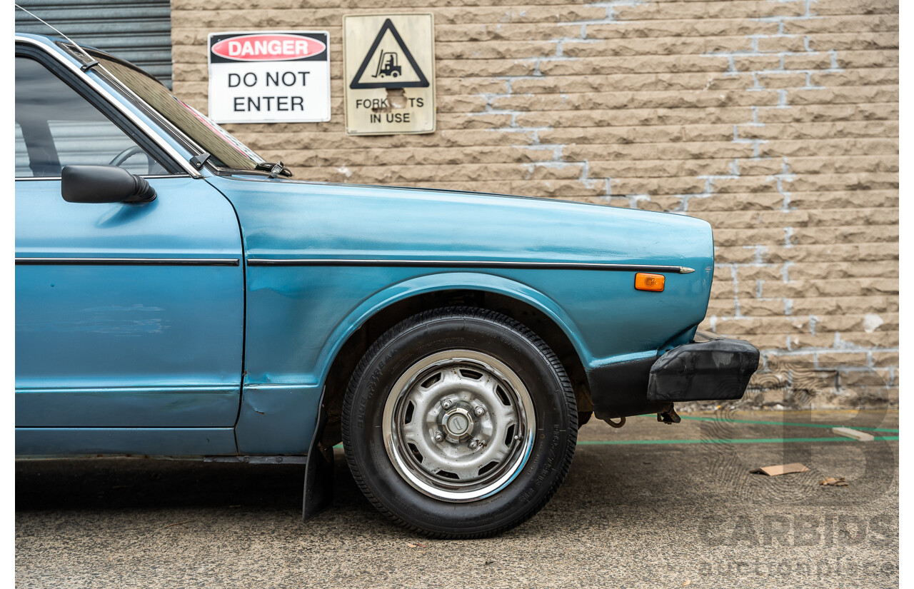 9/1979 Datsun Sunny B310 4d Wagon Blue 1.4L