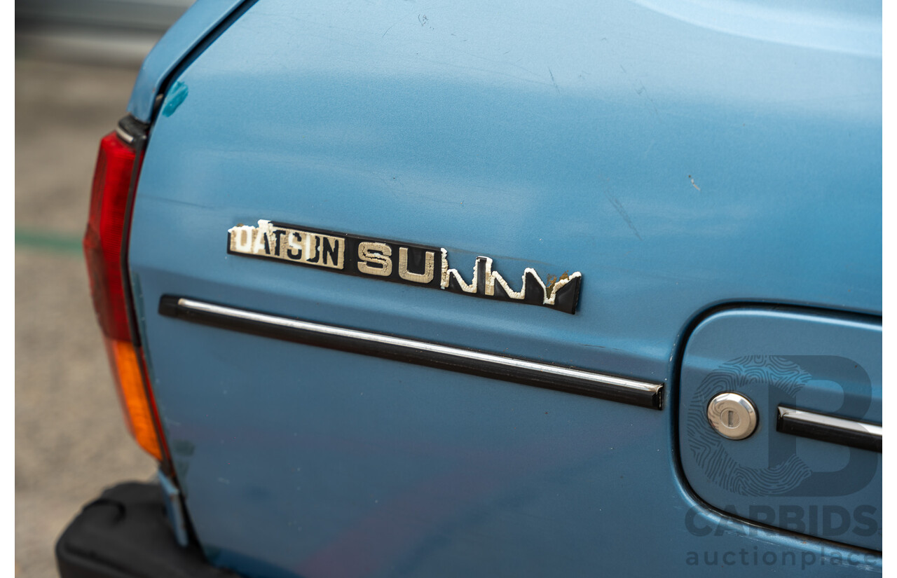 9/1979 Datsun Sunny B310 4d Wagon Blue 1.4L