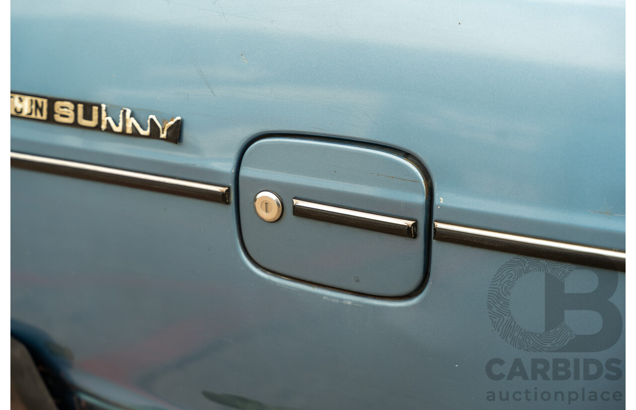 9/1979 Datsun Sunny B310 4d Wagon Blue 1.4L