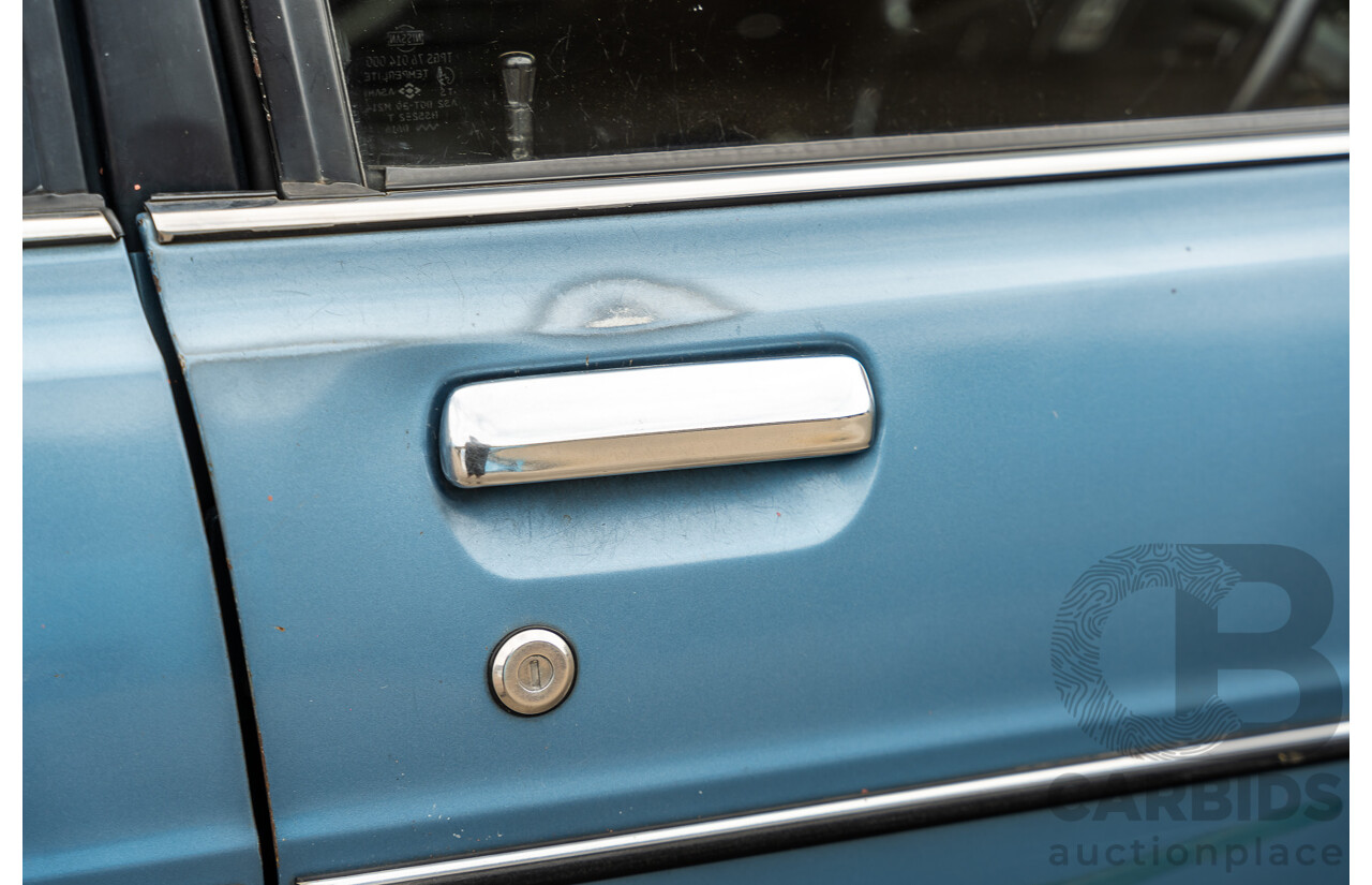 9/1979 Datsun Sunny B310 4d Wagon Blue 1.4L