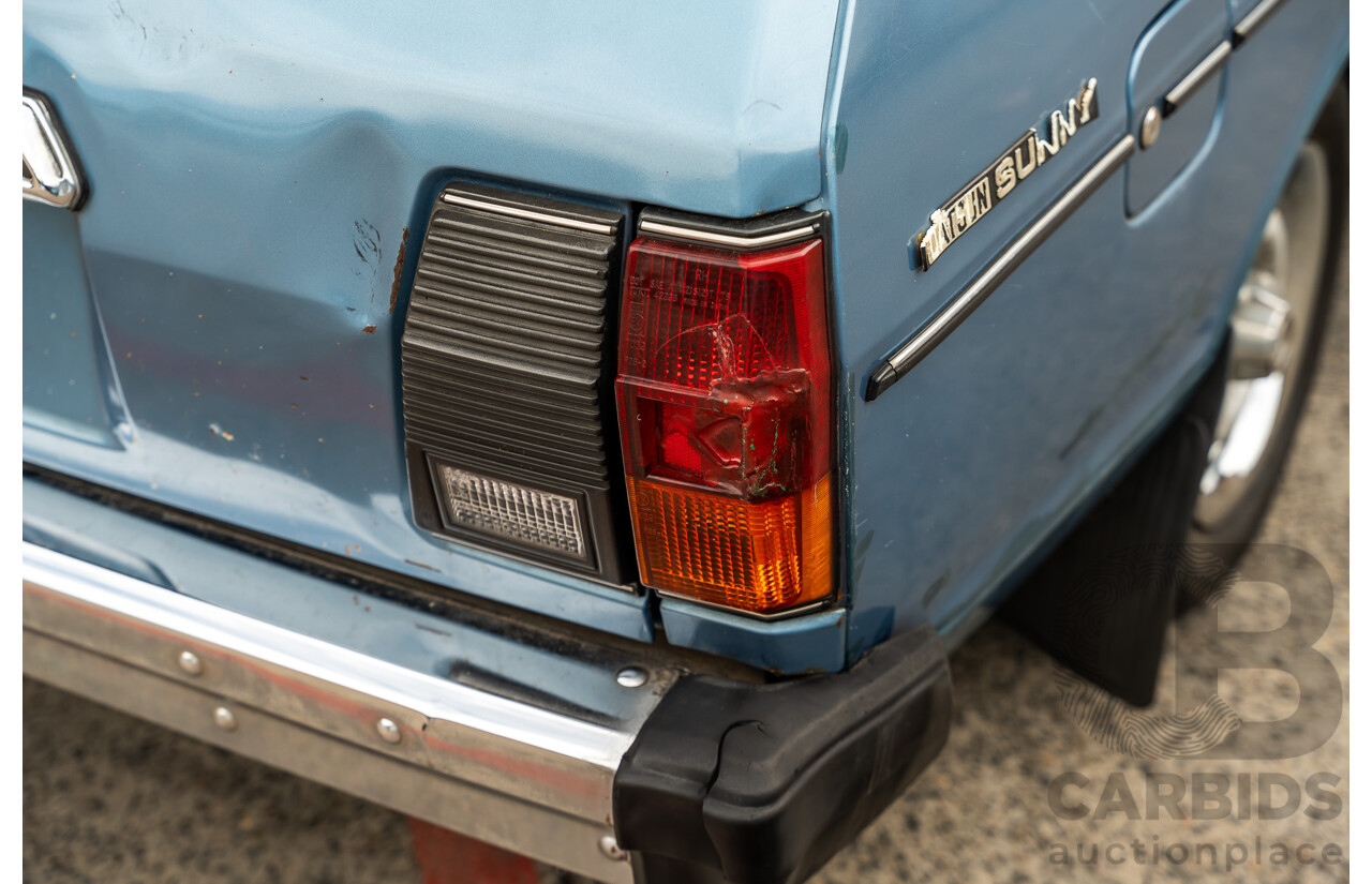 9/1979 Datsun Sunny B310 4d Wagon Blue 1.4L