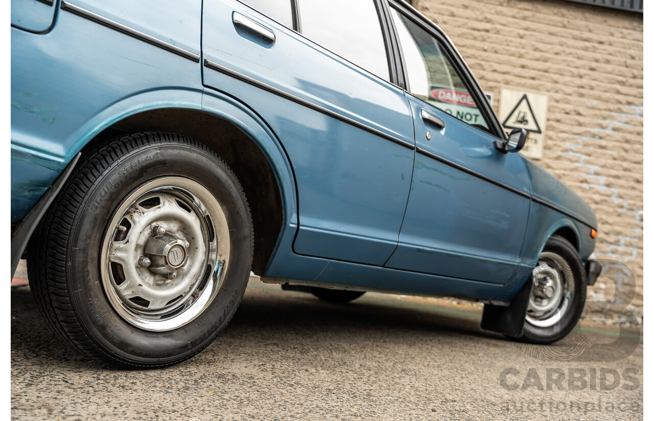 9/1979 Datsun Sunny B310 4d Wagon Blue 1.4L