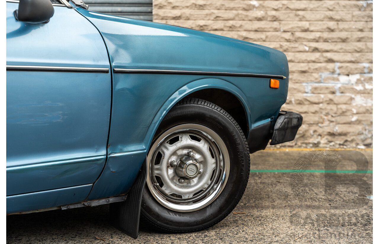 9/1979 Datsun Sunny B310 4d Wagon Blue 1.4L