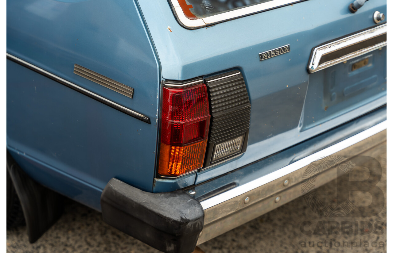 9/1979 Datsun Sunny B310 4d Wagon Blue 1.4L