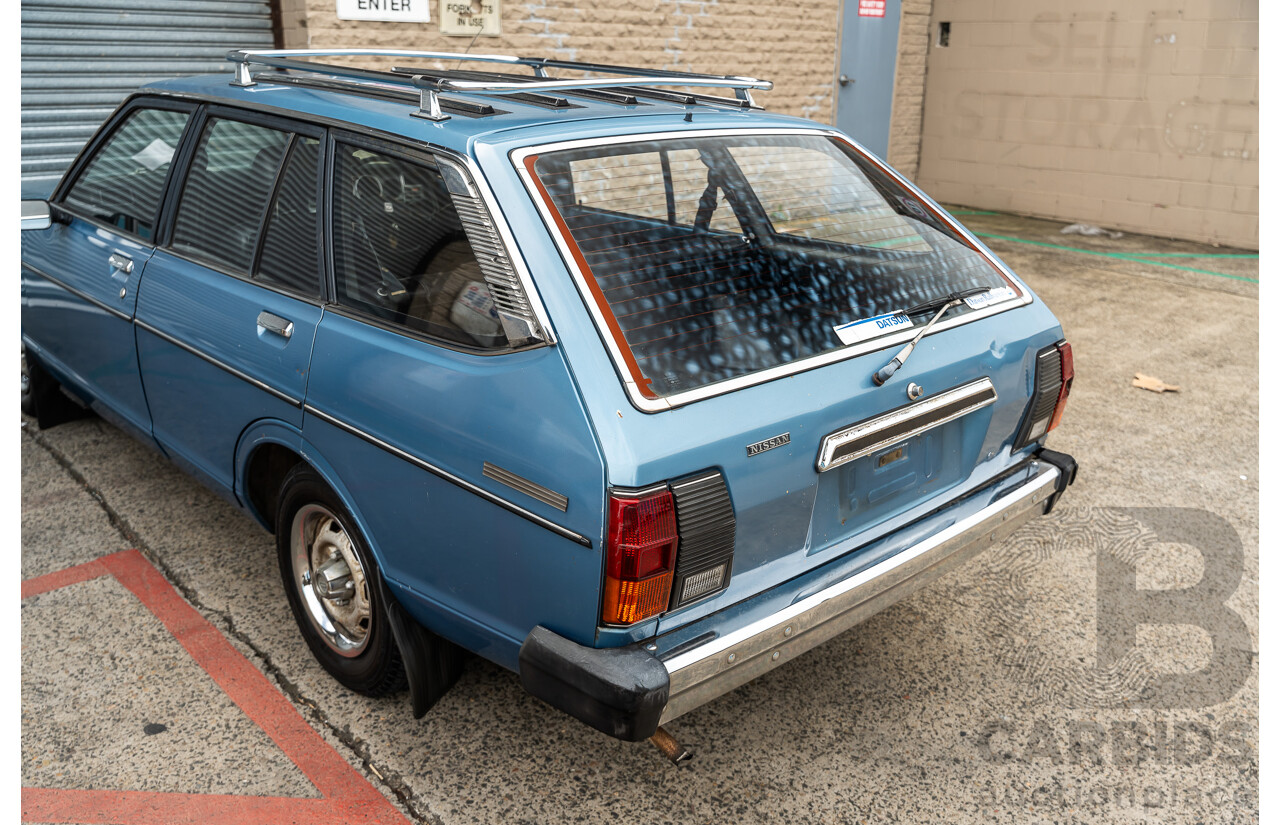9/1979 Datsun Sunny B310 4d Wagon Blue 1.4L