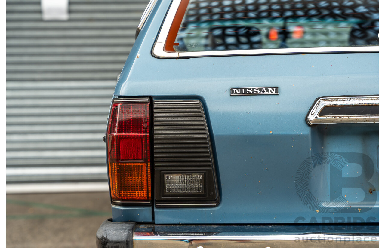 9/1979 Datsun Sunny B310 4d Wagon Blue 1.4L