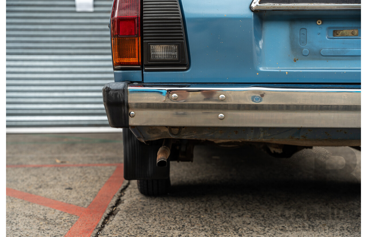 9/1979 Datsun Sunny B310 4d Wagon Blue 1.4L