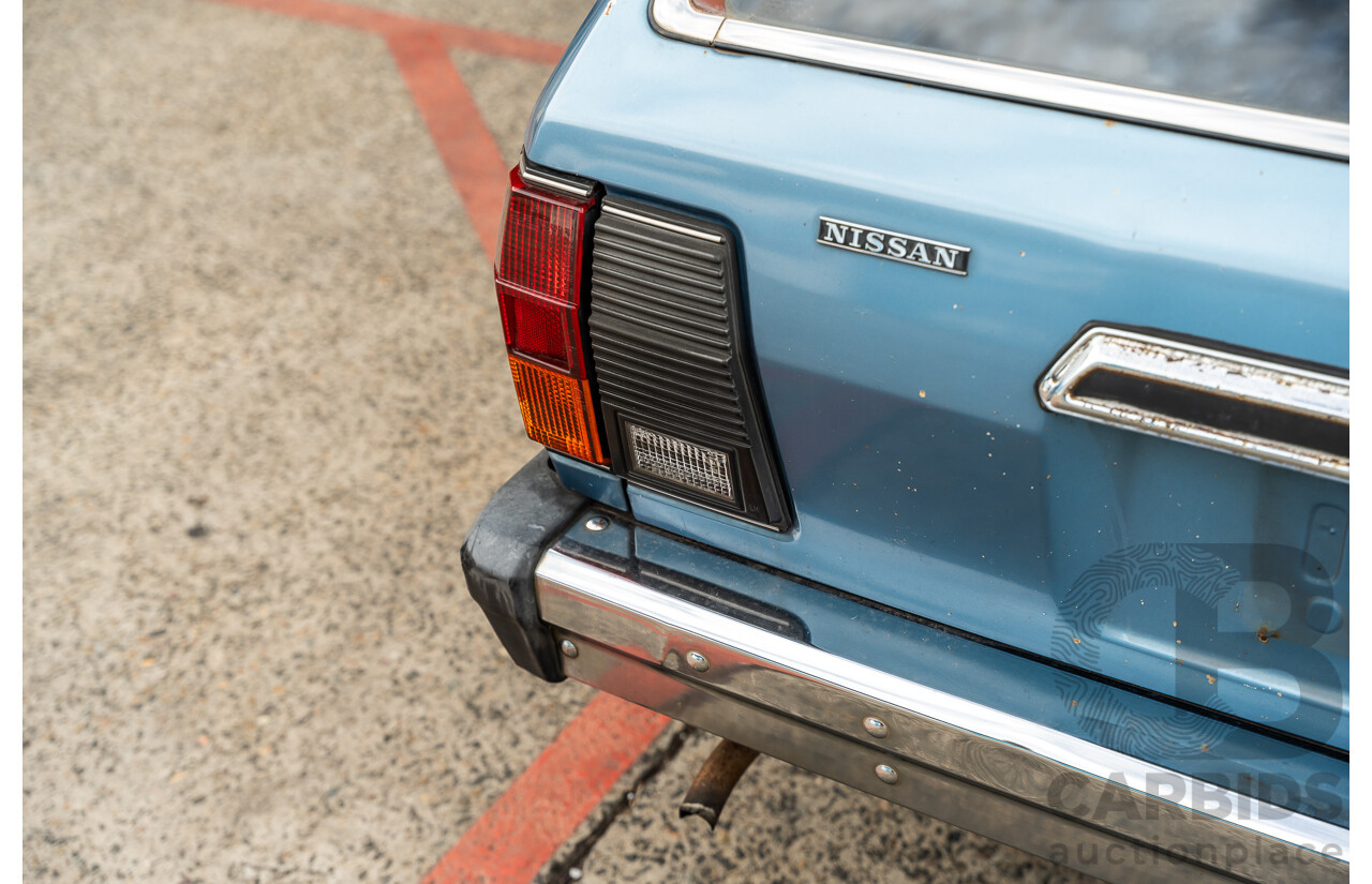 9/1979 Datsun Sunny B310 4d Wagon Blue 1.4L