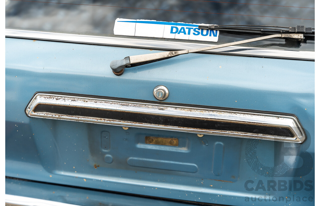 9/1979 Datsun Sunny B310 4d Wagon Blue 1.4L