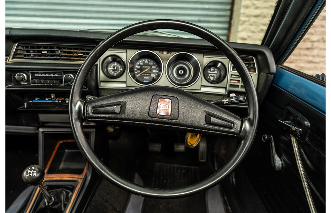 9/1979 Datsun Sunny B310 4d Wagon Blue 1.4L