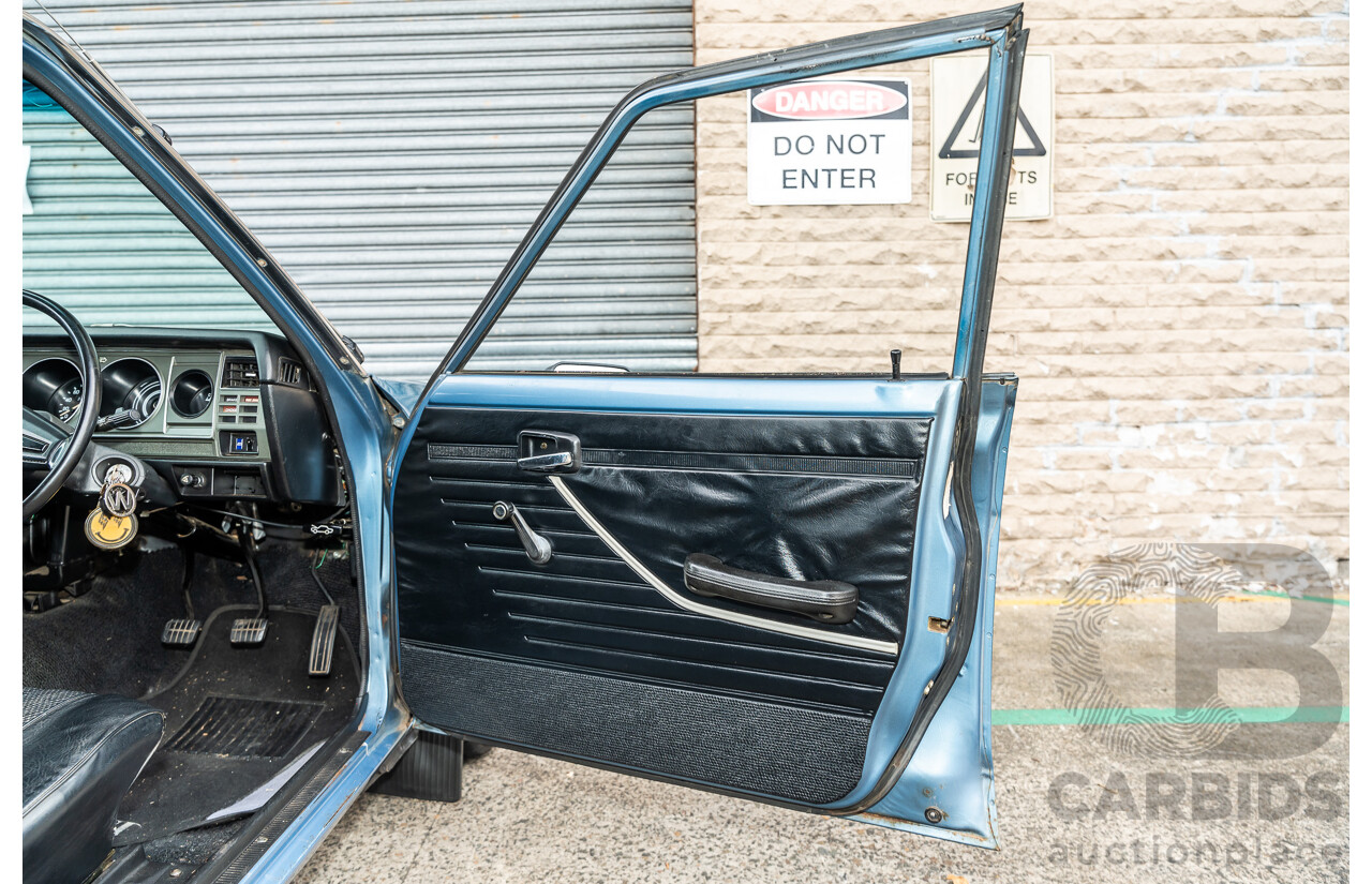 9/1979 Datsun Sunny B310 4d Wagon Blue 1.4L