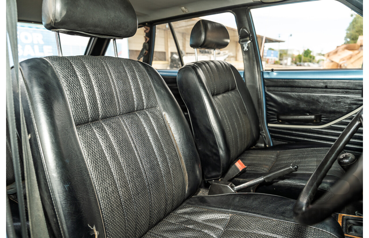 9/1979 Datsun Sunny B310 4d Wagon Blue 1.4L