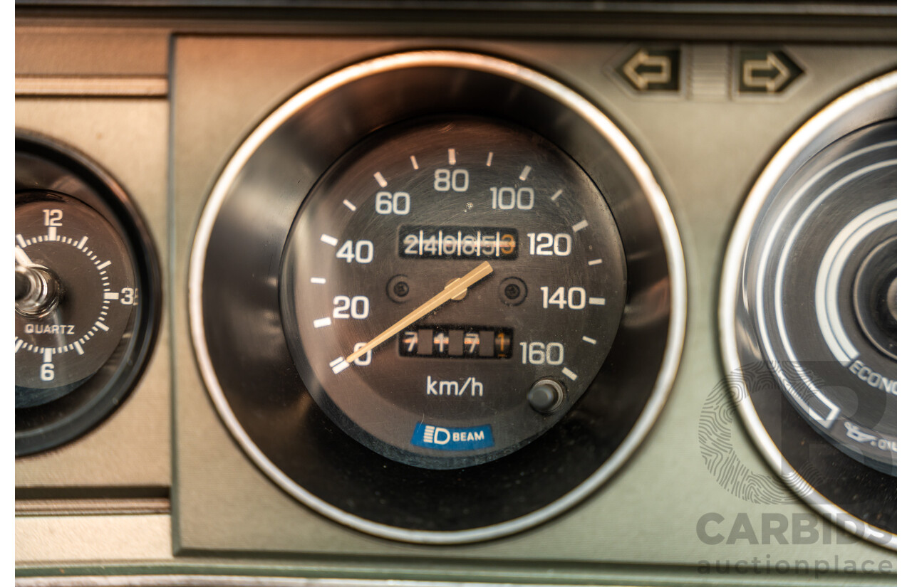 9/1979 Datsun Sunny B310 4d Wagon Blue 1.4L