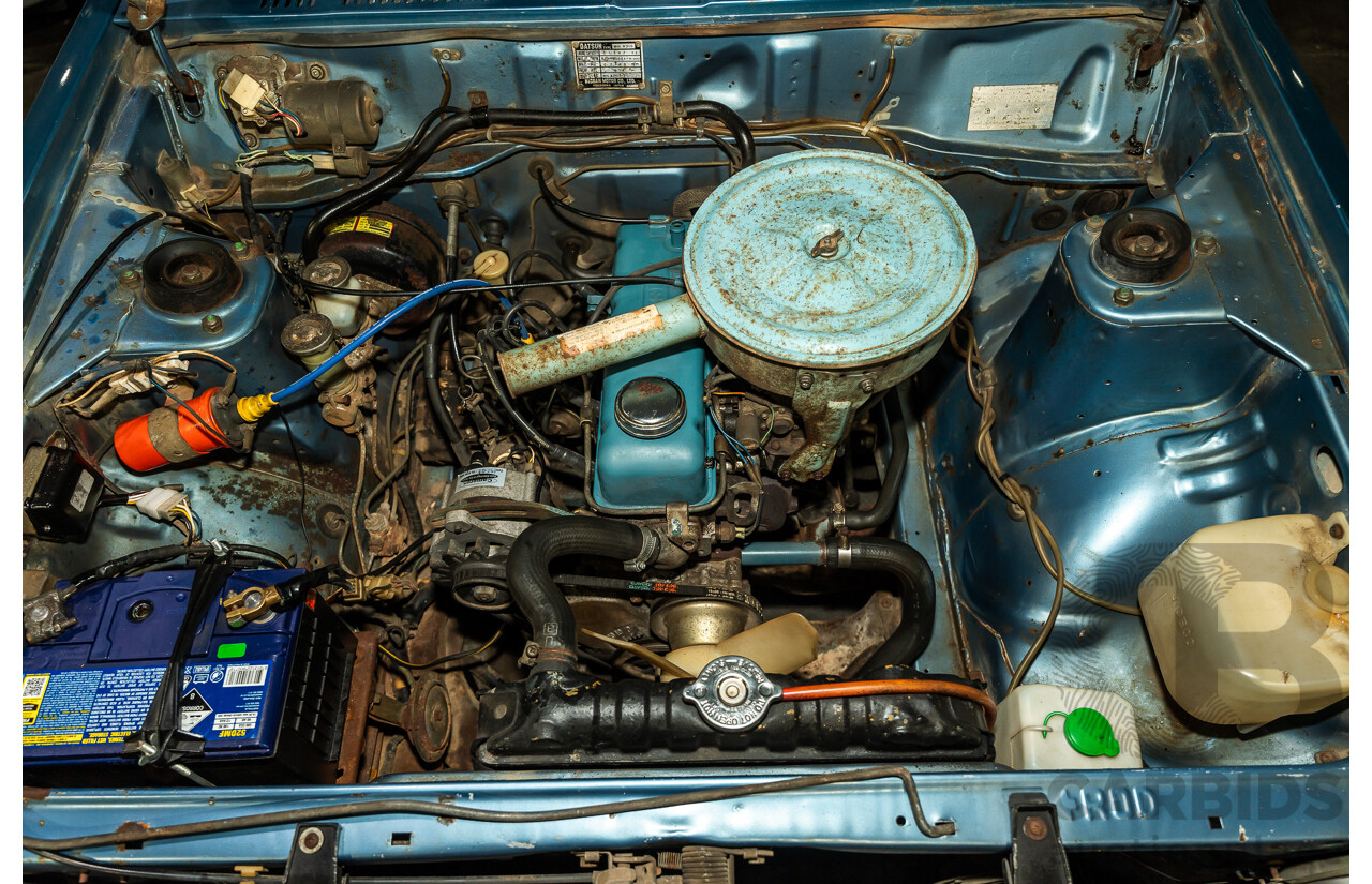 9/1979 Datsun Sunny B310 4d Wagon Blue 1.4L