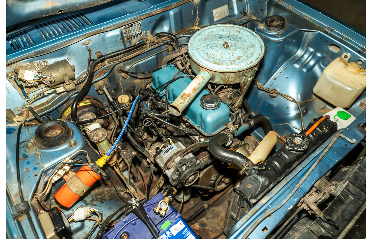 9/1979 Datsun Sunny B310 4d Wagon Blue 1.4L