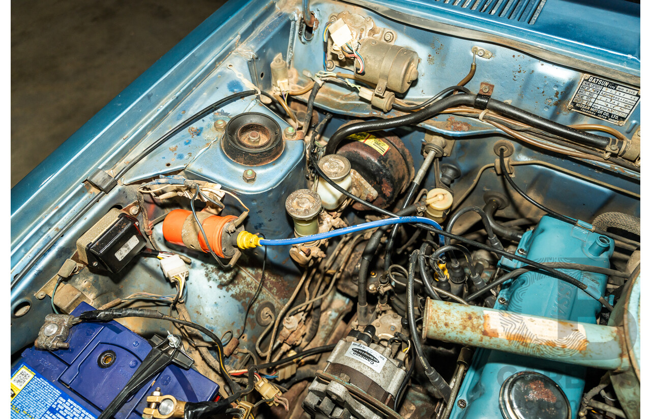 9/1979 Datsun Sunny B310 4d Wagon Blue 1.4L