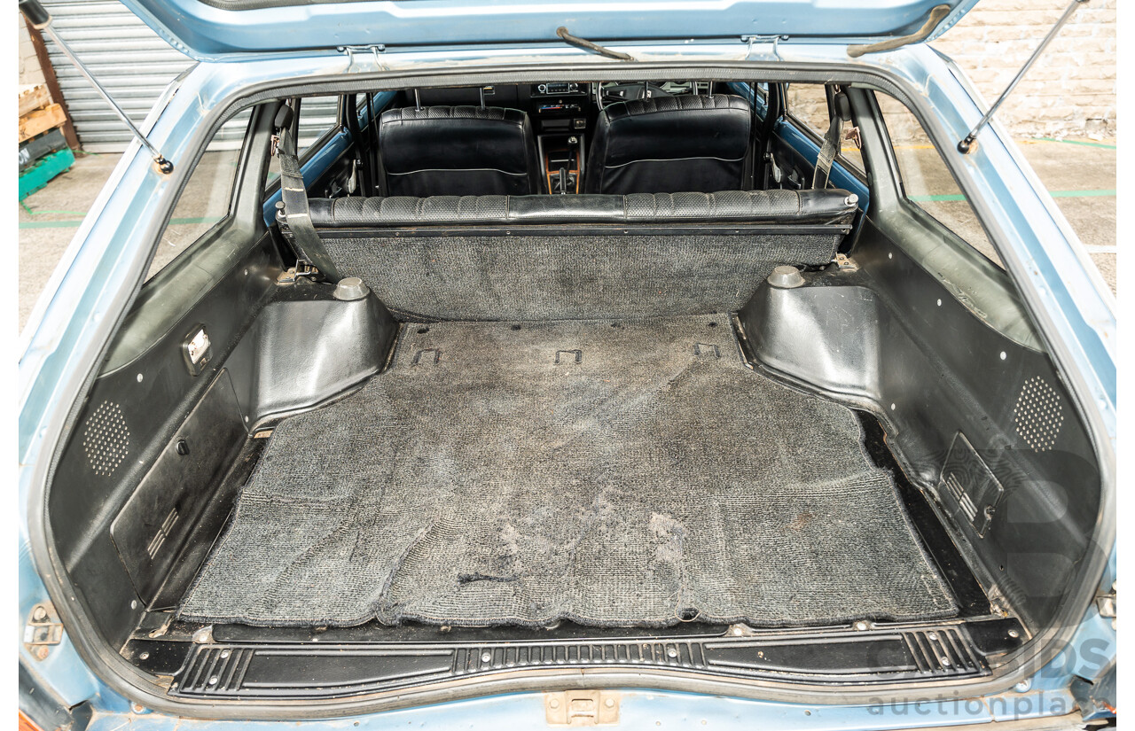 9/1979 Datsun Sunny B310 4d Wagon Blue 1.4L