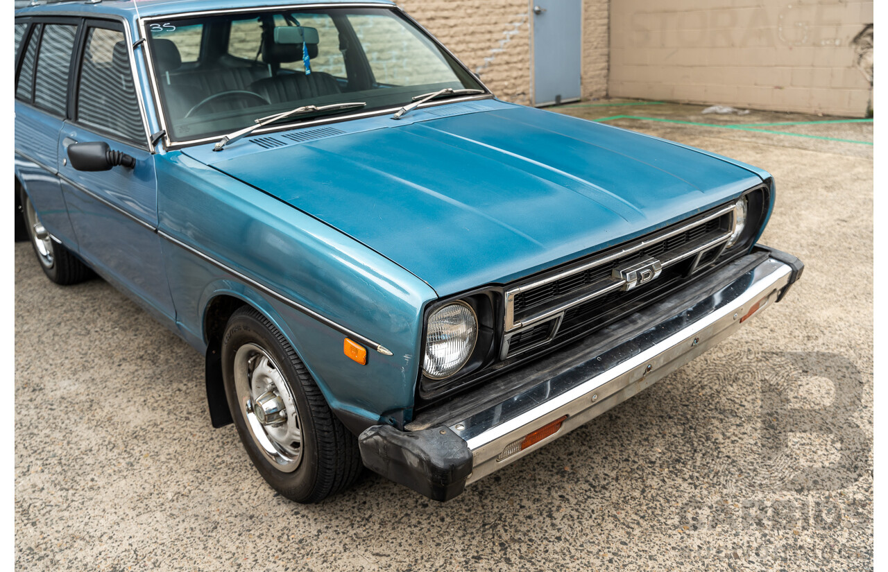 9/1979 Datsun Sunny B310 4d Wagon Blue 1.4L
