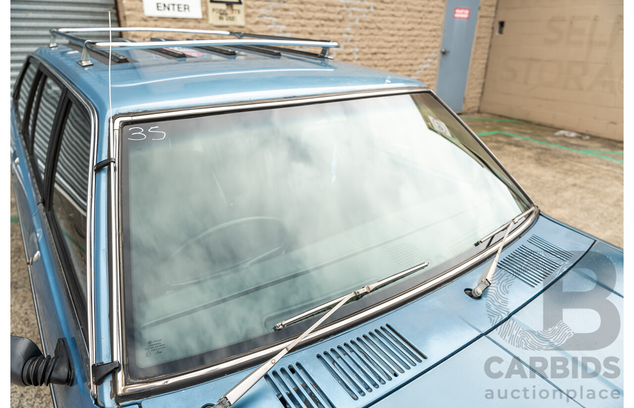 9/1979 Datsun Sunny B310 4d Wagon Blue 1.4L