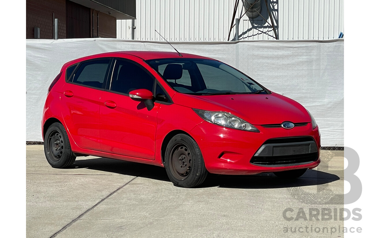 04/2010 Ford Fiesta ECONETIC FWD WS 5D Hatchback Red 1.6L