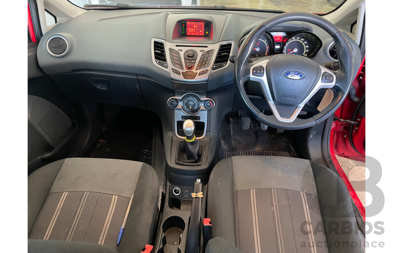 04/2010 Ford Fiesta ECONETIC FWD WS 5D Hatchback Red 1.6L