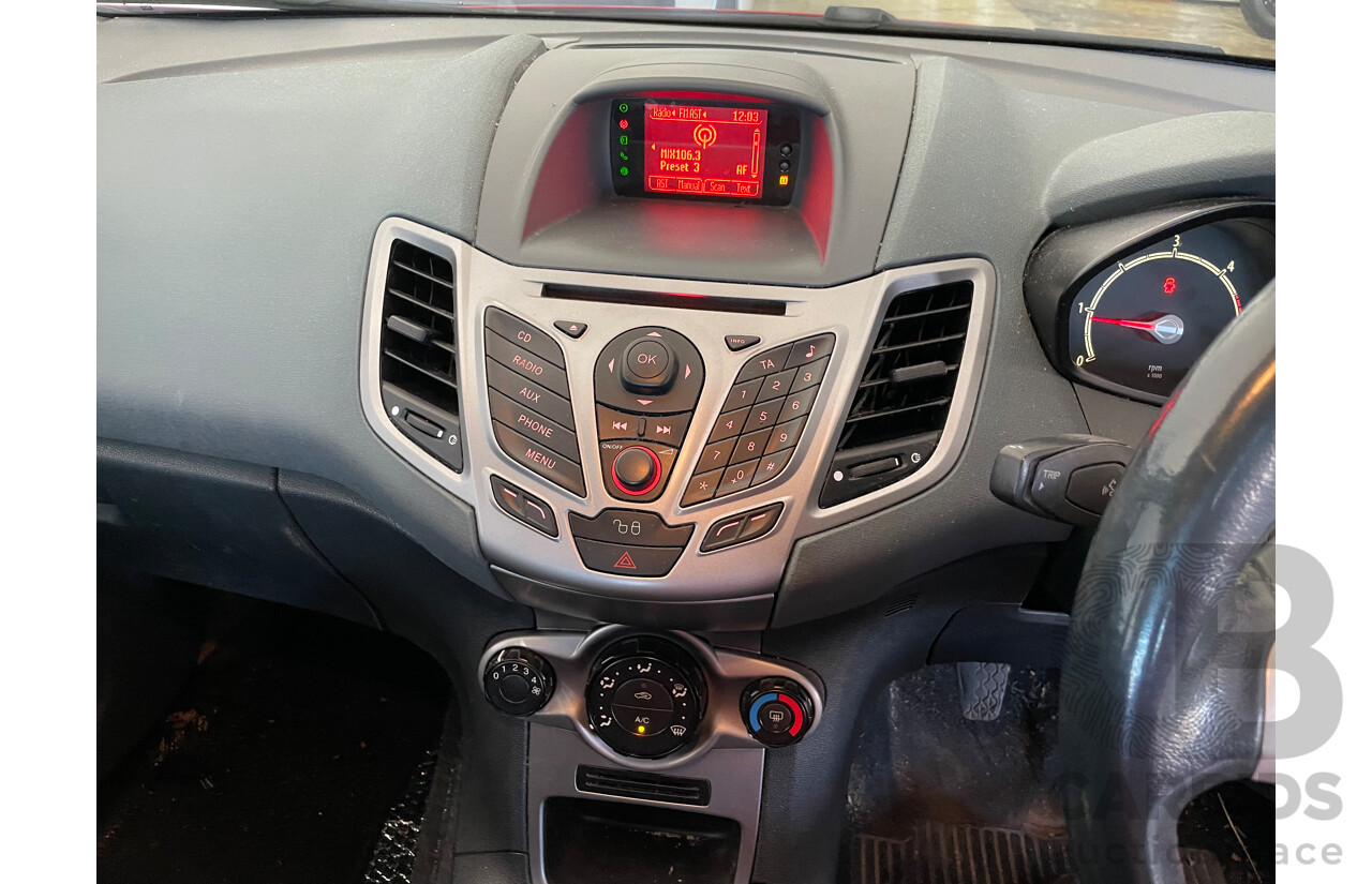 04/2010 Ford Fiesta ECONETIC FWD WS 5D Hatchback Red 1.6L