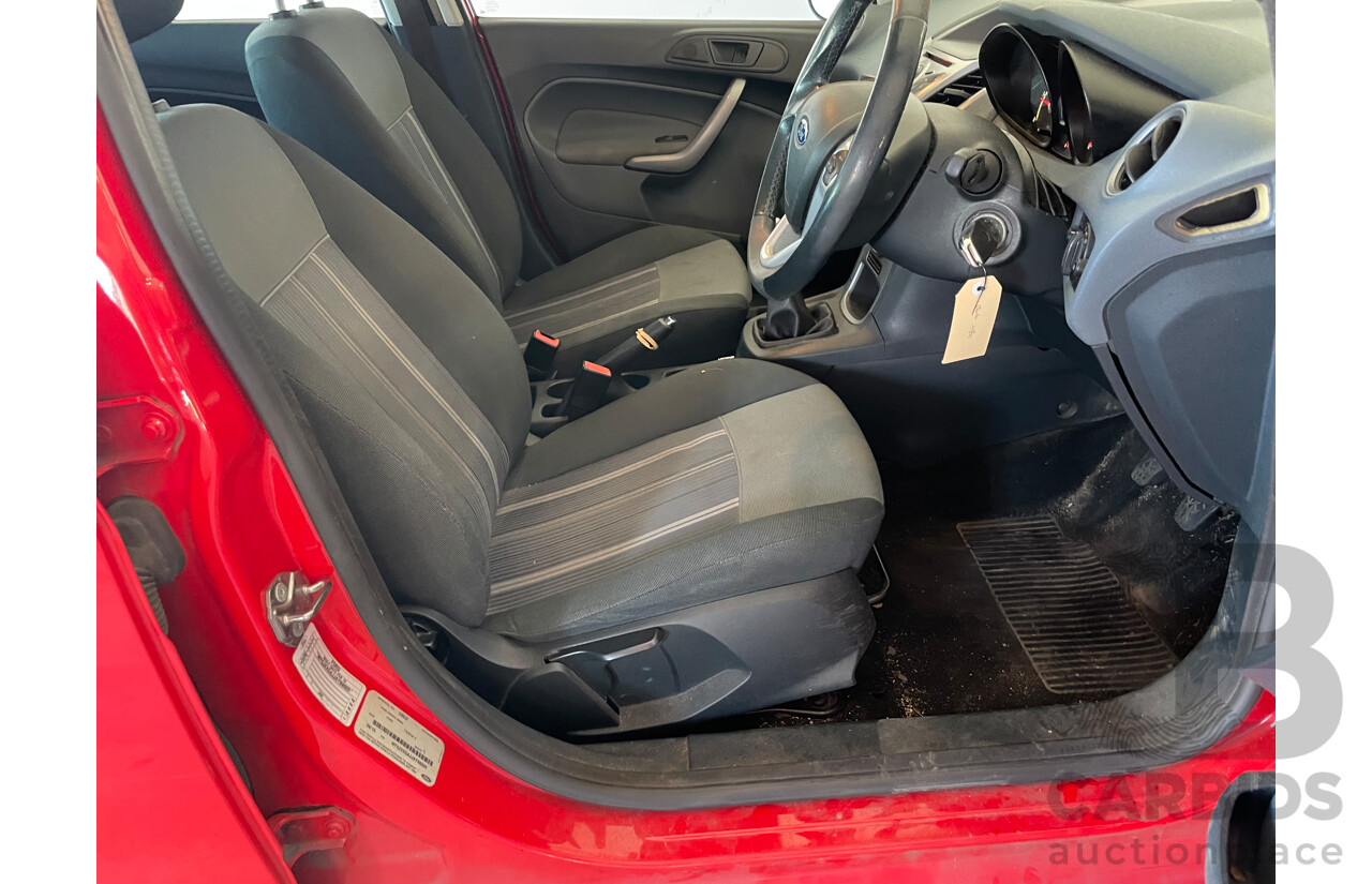 04/2010 Ford Fiesta ECONETIC FWD WS 5D Hatchback Red 1.6L