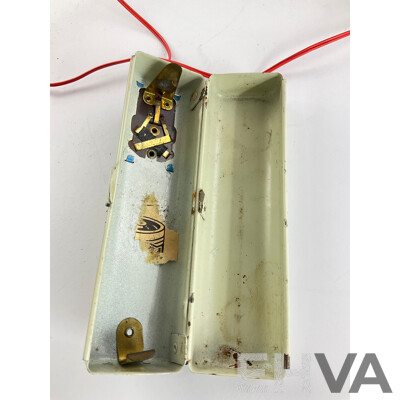 Vintage Pressed Steel Remote Controlled Toy Crane Bucket, Made in West Germany