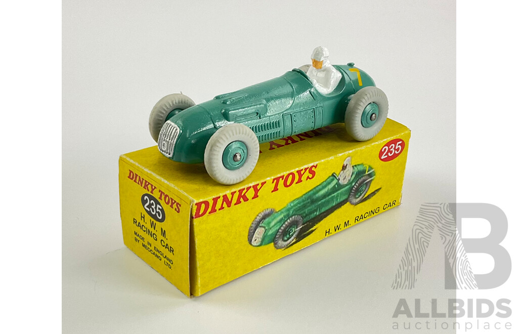 Vintage Dinky Toys H.W.M Racing Car 235 with Original Box