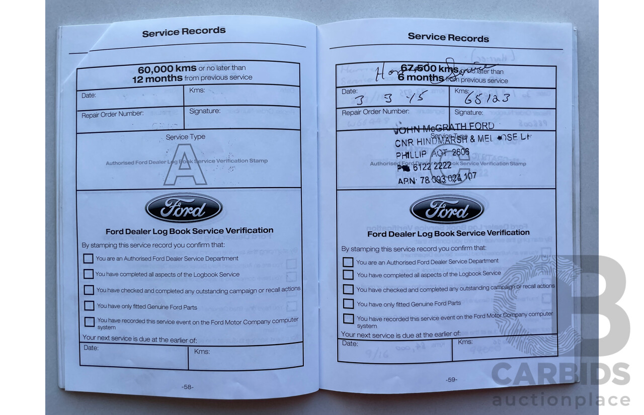 10/2011 Ford Territory TS (RWD) RWD SZ 4D Wagon Silver 2.7L