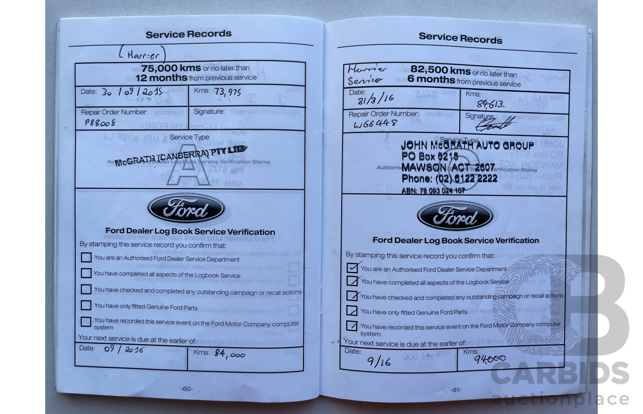 10/2011 Ford Territory TS (RWD) RWD SZ 4D Wagon Silver 2.7L