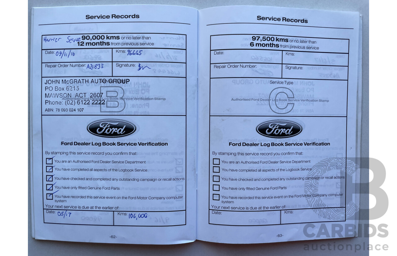 10/2011 Ford Territory TS (RWD) RWD SZ 4D Wagon Silver 2.7L