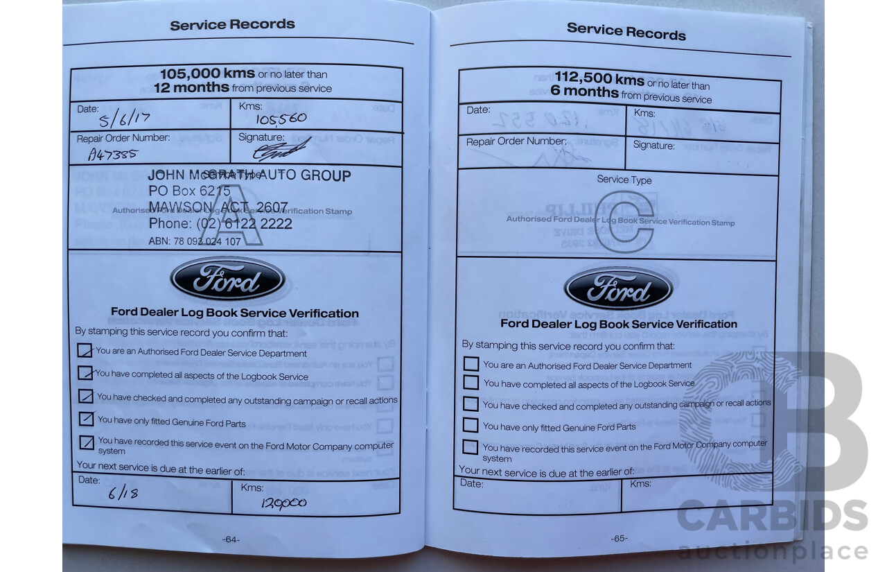 10/2011 Ford Territory TS (RWD) RWD SZ 4D Wagon Silver 2.7L