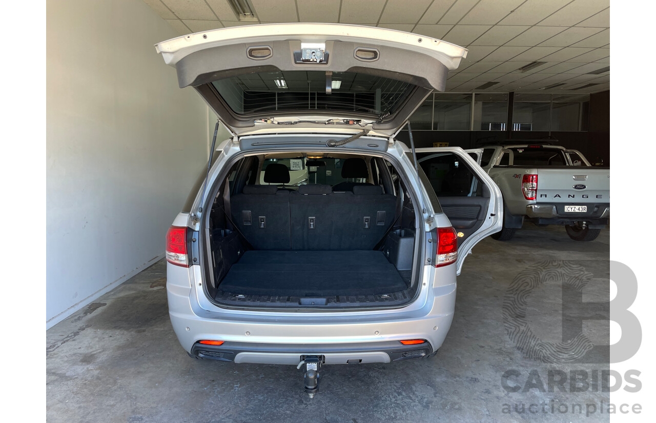 10/2011 Ford Territory TS (RWD) RWD SZ 4D Wagon Silver 2.7L