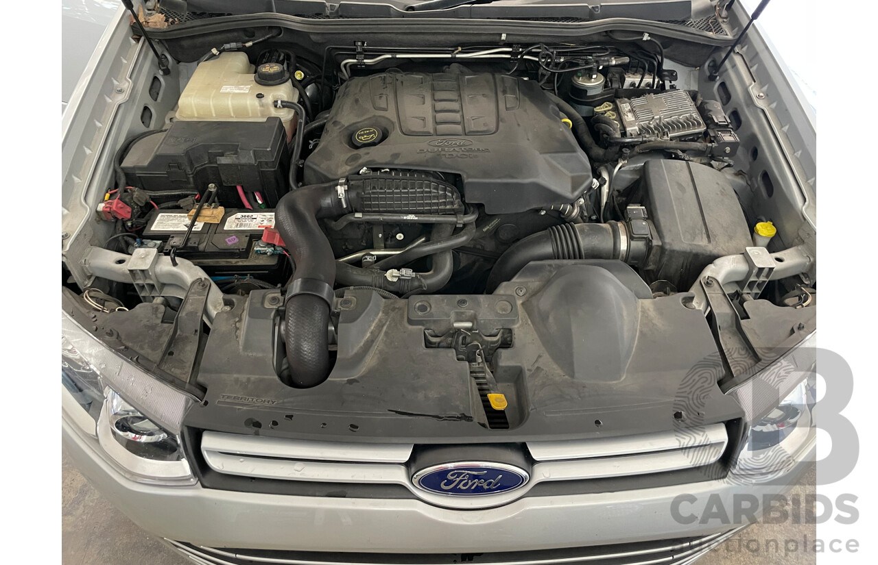 10/2011 Ford Territory TS (RWD) RWD SZ 4D Wagon Silver 2.7L