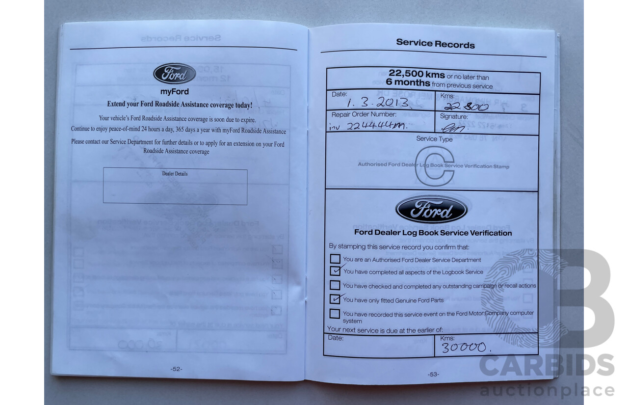 10/2011 Ford Territory TS (RWD) RWD SZ 4D Wagon Silver 2.7L