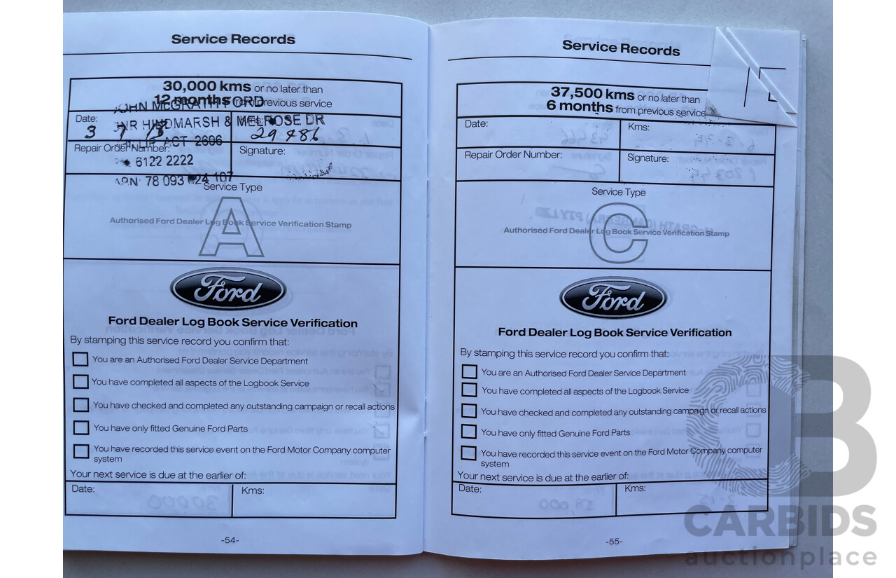 10/2011 Ford Territory TS (RWD) RWD SZ 4D Wagon Silver 2.7L