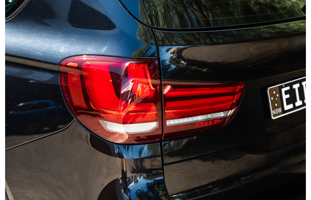 4/2014 BMW X5 Xdrive 50i F15 (AWD) MY14 M-Sport Pack 4d Wagon Sapphire Black Metallic Twin Turbo V8 4.4L
