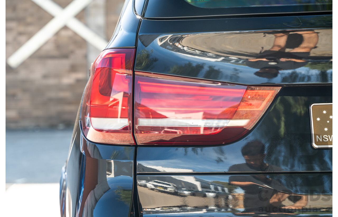 4/2014 BMW X5 Xdrive 50i F15 (AWD) MY14 M-Sport Pack 4d Wagon Sapphire Black Metallic Twin Turbo V8 4.4L
