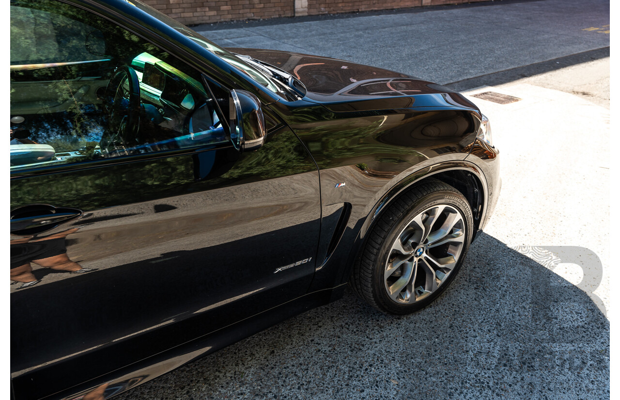4/2014 BMW X5 Xdrive 50i F15 (AWD) MY14 M-Sport Pack 4d Wagon Sapphire Black Metallic Twin Turbo V8 4.4L