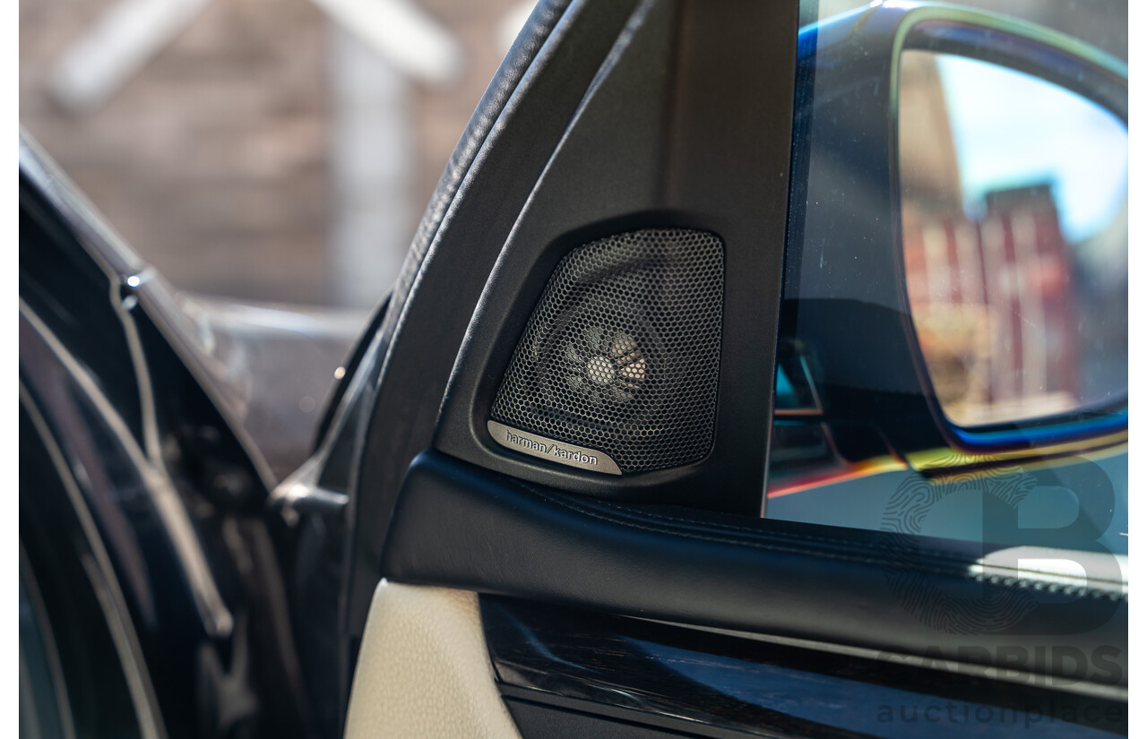 4/2014 BMW X5 Xdrive 50i F15 (AWD) MY14 M-Sport Pack 4d Wagon Sapphire Black Metallic Twin Turbo V8 4.4L