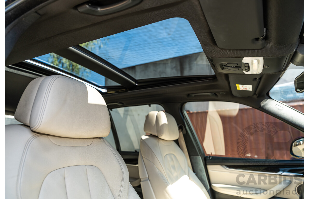 4/2014 BMW X5 Xdrive 50i F15 (AWD) MY14 M-Sport Pack 4d Wagon Sapphire Black Metallic Twin Turbo V8 4.4L