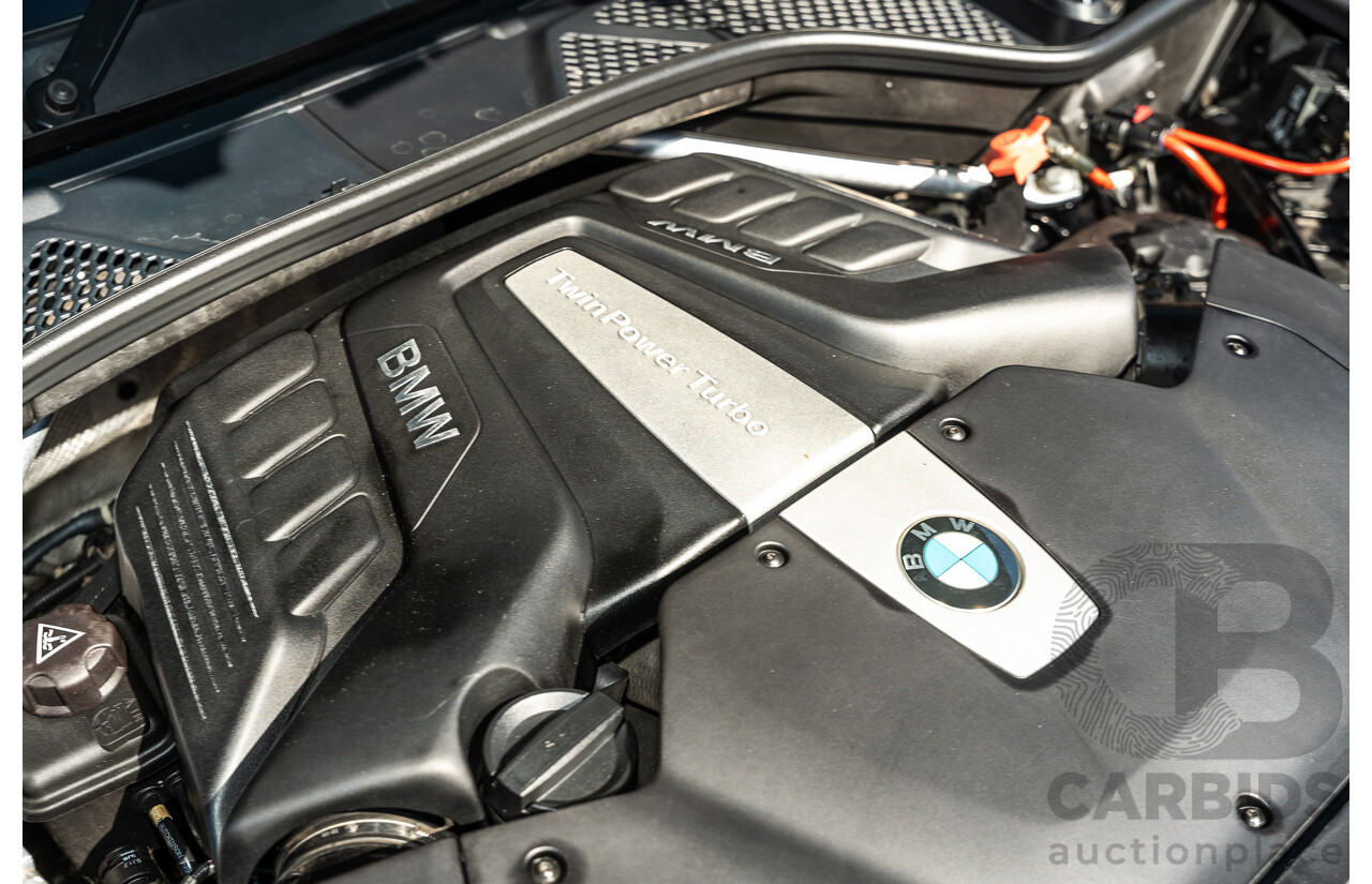 4/2014 BMW X5 Xdrive 50i F15 (AWD) MY14 M-Sport Pack 4d Wagon Sapphire Black Metallic Twin Turbo V8 4.4L