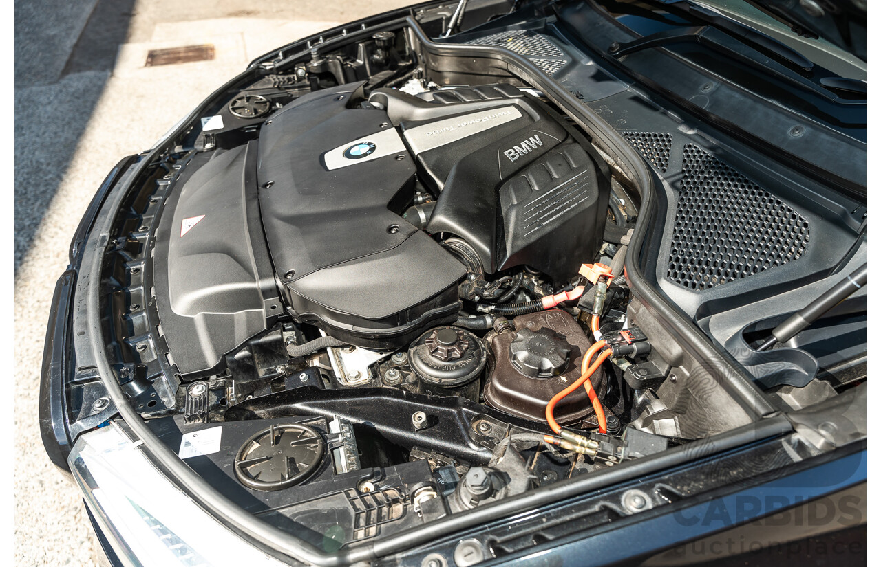 4/2014 BMW X5 Xdrive 50i F15 (AWD) MY14 M-Sport Pack 4d Wagon Sapphire Black Metallic Twin Turbo V8 4.4L