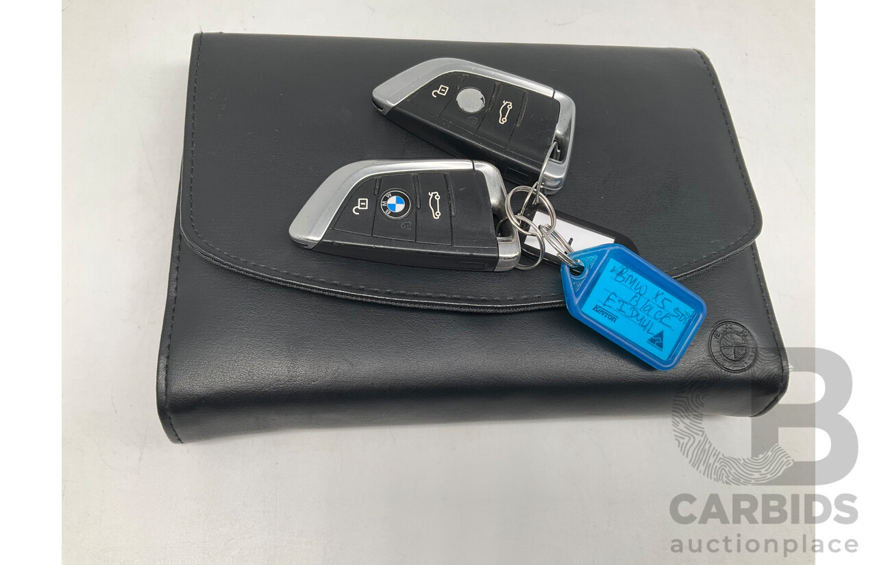 4/2014 BMW X5 Xdrive 50i F15 (AWD) MY14 M-Sport Pack 4d Wagon Sapphire Black Metallic Twin Turbo V8 4.4L